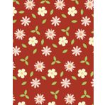 Independently published Dot Grid Notebook: Cover: Pink and Yellow Flowers on a Cherry Red Background - Large 8.5 x 11 in (21.59 x 27.94 cm) - 200 Dot Grid Pages (100 Sheets) - Bullet Journal, Diary or Workbook