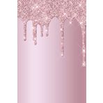 Independently published Dripping Rose Gold Faux Glitter 2 - Office, College, High-School - NOTEBOOK, JOURNAL, NOTEPAD - 6x9 - Ruled Line - 120 Pages