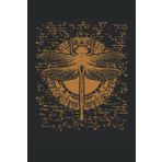 Independently published Egypt Dragonfly Hieroglyphs Vintage Eye Anubis Fossils Archeology: NOTEBOOK - Funny Archaeologists Dragonflies Gift, Vintage Retro Gift Idea - A5 ... Note, Sketch, Planner, Birthday, Vintage
