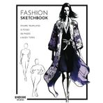 Independently published Fashion Sketchbook Figure Template Aesthetic Portfolio: 12 poses, 2 Body Types Slim and Curvy, Size 8.5" x 11"