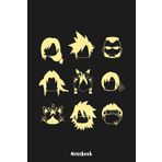 Independently published Final Fantasy 7 Whole Party Icons Notebook: For School And Kindergarten, Lined 120 Paper 6x9 Wide Ruled For Kids, Girls, Boys, Teens, Notebook Paper, Elementary School, Preppy Notebook