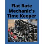 Independently published Flat Rate Mechanic's Time Keeper: Automotive journal log for general automobile service and repairs and billing details. The size is 8.5 x 11 inches with a matte finish paperback cover and 100 pages.