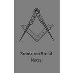 Independently published Freemason Emulation Ritual Notebook and Journal. Masonic Gift, Entered Apprentice, Fellowcraft, Master Mason, Masonic Gift, Masonry, UGLE, Lined 109 Pages