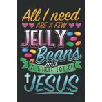Independently published Fun Christian Jelly Bean Candy Lover Easter Jesus Saying Graphic: Faith Journal & Prayer Journal Notebook, Devotional & Guided Prayer Journal, 6" x 9", 120 Pages