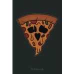 Independently published Funny Pizza Skull Face Dripping Halloween Notebook: Skull Gothic Themed Journal Gift Under 10 Dollars For Family Friends 6x9 110 Pages Unique Design