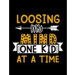Independently published Gift Mothers Day LOOSING MY MIND ONE KID AT A TIME: Composition Notebook: 8.5" X 11" - 110 page