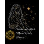 Independently published Golden and Black Mystic Daily Planner: Weekly Journaling in a Planner Note-taking for lectures and classes business conferences shopping and grocery ... sketches on paper Plotting journal...
