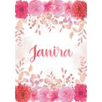 Independently published Janira: Taccuino A5 | Nome personalizzato Janira | Regalo di compleanno per moglie, mamma, sorella, figlia ... | Design: giardino floreale | 120 ... formato A5 (14.8 x 21 cm) (Italian Edition)