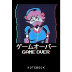 Independently published Japanese Vaporwave Anime Girl Aesthetic Game Over Harajuku Journal Notebook: Lined 6 x 9 120 Pages College Ruled Notebook | Cute Anime Girl Notepad Diary or Journal | Gift for All Anime Lovers