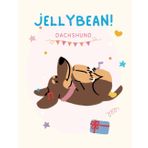Independently published Jelly Bean Dachshund: Wide-Spaced Lined Revision Notebook 110 pages, 8.5 x 11 inches