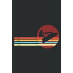 Independently published Jetski Driver Water Sport Retro Vacation Sea Jet Ski: Lined Journal Notebook Birthday Gift Present - 6x9 inches - 120 Pages