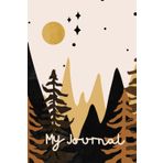 Independently published Journal Notebook, Ruled Journal for Women Girl, Cool Durable College Books for Journal, Office, School - Mountains Nature Moon Scenery