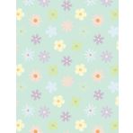 Independently published Lined Notebook: Cover: Colorful Flowers on a Mint Green Background - Large 8.5 x 11 in (21.59 x 27.94 cm) - 200 Lined Pages (100 Sheets) - Journal, Diary or Workbook