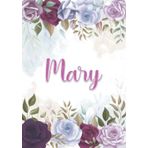 Independently published Mary: Taccuino A5 | Nome personalizzato Mary | Regalo di compleanno per moglie mamma sorella figlia ... | Design: decorazione floreale | 120 pagine a ... formato A5 (14.8 x 21 cm) (Italian Edition)