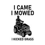 Independently published Mowed I Came I Mowed I Kicked Grass Funny Lawn Mower Gift 4 Notebook: 100 Pages, 8.5 x11"