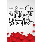 Independently published My Heart Is Wherever You Are: Cute Red Hearts Notebook for A Loved One | Ideal Gift for Valentine's Day, Birthdays or Mother's Day