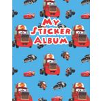 Independently published My Sticker Album: Sticker Book For Boys & Girls Blank Sticker Collecting Album Activity Book For Kids & Children, Car And Monster Truck Pattern Sticker Album For Preserve And Nurture Kids