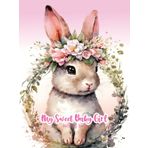 Independently published My Sweet Baby Girls, Baby Daily Logbook: Large Journal for Baby Routine Tracking, Feeding, Diapers, Medicine, Activity and Mood, Pink Cute Bunny for Girl