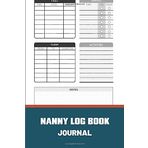 Independently published Nanny Log Book Journal: All-In-One Daily Routine Tracker. Feed, Sleep, Diapers, Activities & Notes (Baby Activity Tracker, Nanny Organizer) for moms