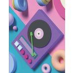 Independently published Notebook - CD Player- A beautiful and unique SHORT HAND PAPER notebook/journal. 200 pages. 90gsm paper. A4 notebook: Travel Friendly - Back To School - Gift