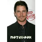 Independently published Notebook : Christian Bale Notebook 6x9 100 Page Blank Lined Notebook for Women to Write In - Scholl Notebook #166