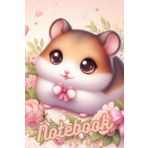 Independently published Notebook: Hamster, front cover, green with multi tone back cover