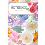 Independently published Notebook One Day at a Time: Notebook with Floral Cover for Thoughts, Meetings, Planning, and More