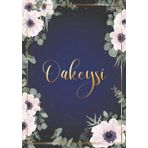 Independently published Oakeysi: Taccuino A5 | Nome personalizzato Oakeysi | Regalo di compleanno per moglie, mamma, sorella, figlia ... | Design: fiori | 120 pagine a righe, formato A5 (14.8 x 21 cm) (Italian Edition)