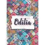 Independently published Odilia: Taccuino A5 | Nome personalizzato Odilia | Regalo di compleanno per moglie mamma sorella figlia ... | Design: fiori etnici | 120 pagine a righe, piccolo formato A5 (14.8 x 21 cm)