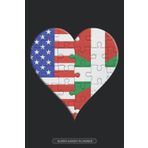 Independently published Planner: American Basque Flag United Heart Jigsaw Puzzle Flags Of America Bilbao