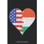Independently published Planner: American Hungarian Flag United Heart Jigsaw Puzzle Flags Of America Hungary