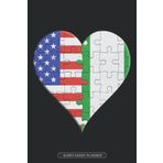 Independently published Planner: American Nigerian Flag United Heart Jigsaw Puzzle Flags Of America Nigeria
