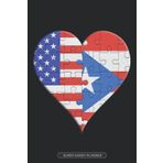 Independently published Planner: American Puerto Rican Flag United Heart Jigsaw Puzzle Flags Of America Puerto Rico