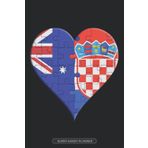 Independently published Planner: Australian Croatian Flag United Heart Jigsaw Puzzle Flags Of Australia Croatia