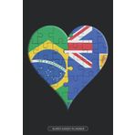 Independently published Planner: Brazilian Turks And Caicos Flag United Heart Jigsaw Puzzle Flags Of Brazil Turks And Caicos