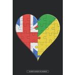 Independently published Planner: British Congon Flag United Heart Jigsaw Puzzle Flags Of Great Britain Republic Of The Congo