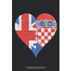 Independently published Planner: British Croatian Flag United Heart Jigsaw Puzzle Flags Of Great Britain Croatia