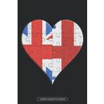 Independently published Planner: British English Flag United Heart Jigsaw Puzzle Flags Of Great Britain England