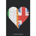 Independently published Planner: British Irish Flag United Heart Jigsaw Puzzle Flags Of Great Britain Ireland