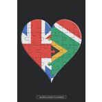 Independently published Planner: British South African Flag United Heart Jigsaw Puzzle Flags Of Great Britain South Africa