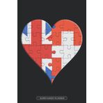 Independently published Planner: British Swiss Flag United Heart Jigsaw Puzzle Flags Of Great Britain Switzerland