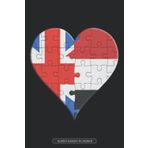 Independently published Planner: British Yemeni Flag United Heart Jigsaw Puzzle Flags Of Great Britain Yemen