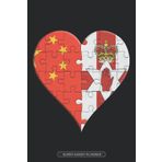 Independently published Planner: Chinese Irish Flag United Heart Jigsaw Puzzle Flags Of China Northern Ireland