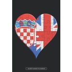 Independently published Planner: Croatian British Flag United Heart Jigsaw Puzzle Flags Of Croatia United Kingdom