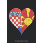 Independently published Planner: Croatian Macedonian Flag United Heart Jigsaw Puzzle Flags Of Croatia Macedonia