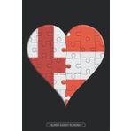 Independently published Planner: English Austrian Flag United Heart Jigsaw Puzzle Flags Of England Austria