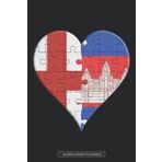 Independently published Planner: English Cambodian Flag United Heart Jigsaw Puzzle Flags Of England Cambodia