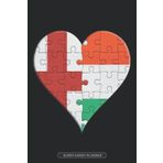 Independently published Planner: English Hungarian Flag United Heart Jigsaw Puzzle Flags Of England Hungary