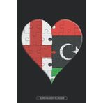 Independently published Planner: English Libyan Flag United Heart Jigsaw Puzzle Flags Of England Libya