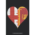 Independently published Planner: English Sri Lankan Flag United Heart Jigsaw Puzzle Flags Of England Sri Lanka